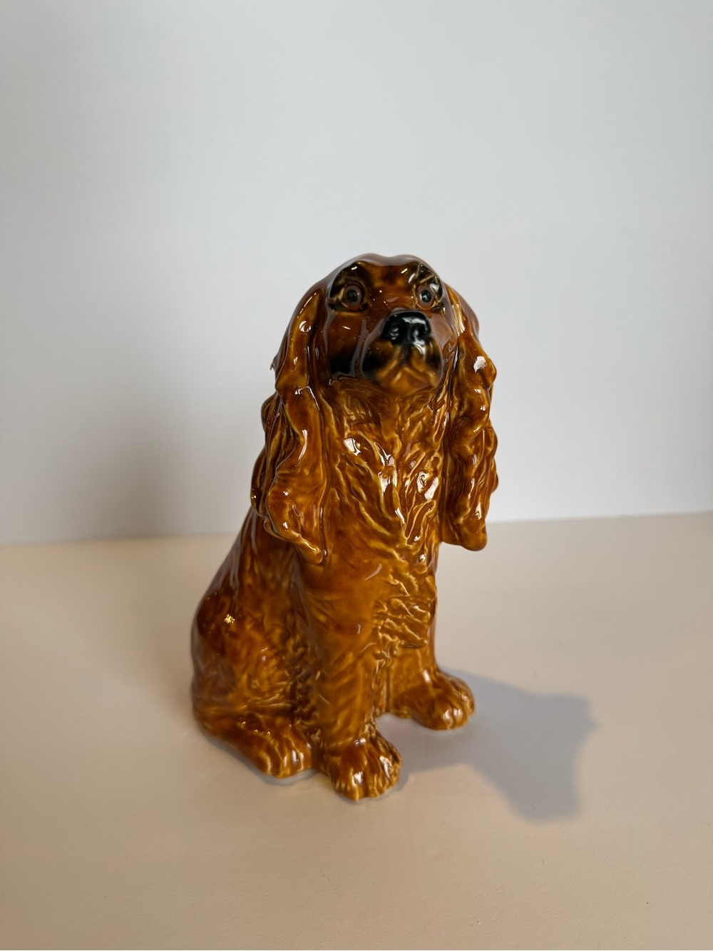 Cocker Spaniel ceramic dog figurine from the Westland Classic Dogs Collection